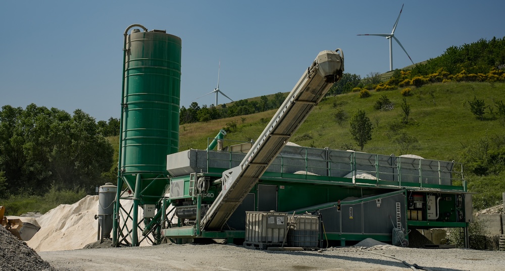 Impianto mobile per grandi produzioni